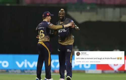 IPL 2021: Andre Russell was not included in KKR's playing XI against RCB in the Eliminator.