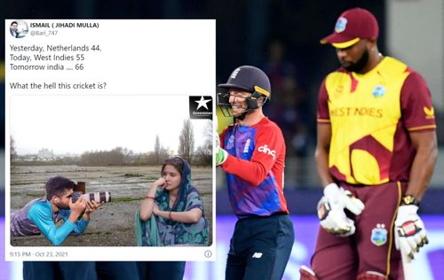 Twitter reactions to West Indies' abysmal batting performance against England