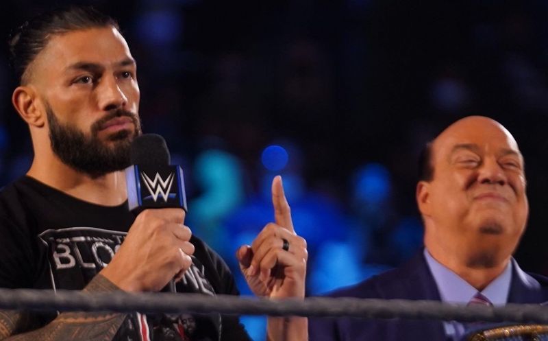 Roman Reigns and Paul Heyman on WWE SmackDown