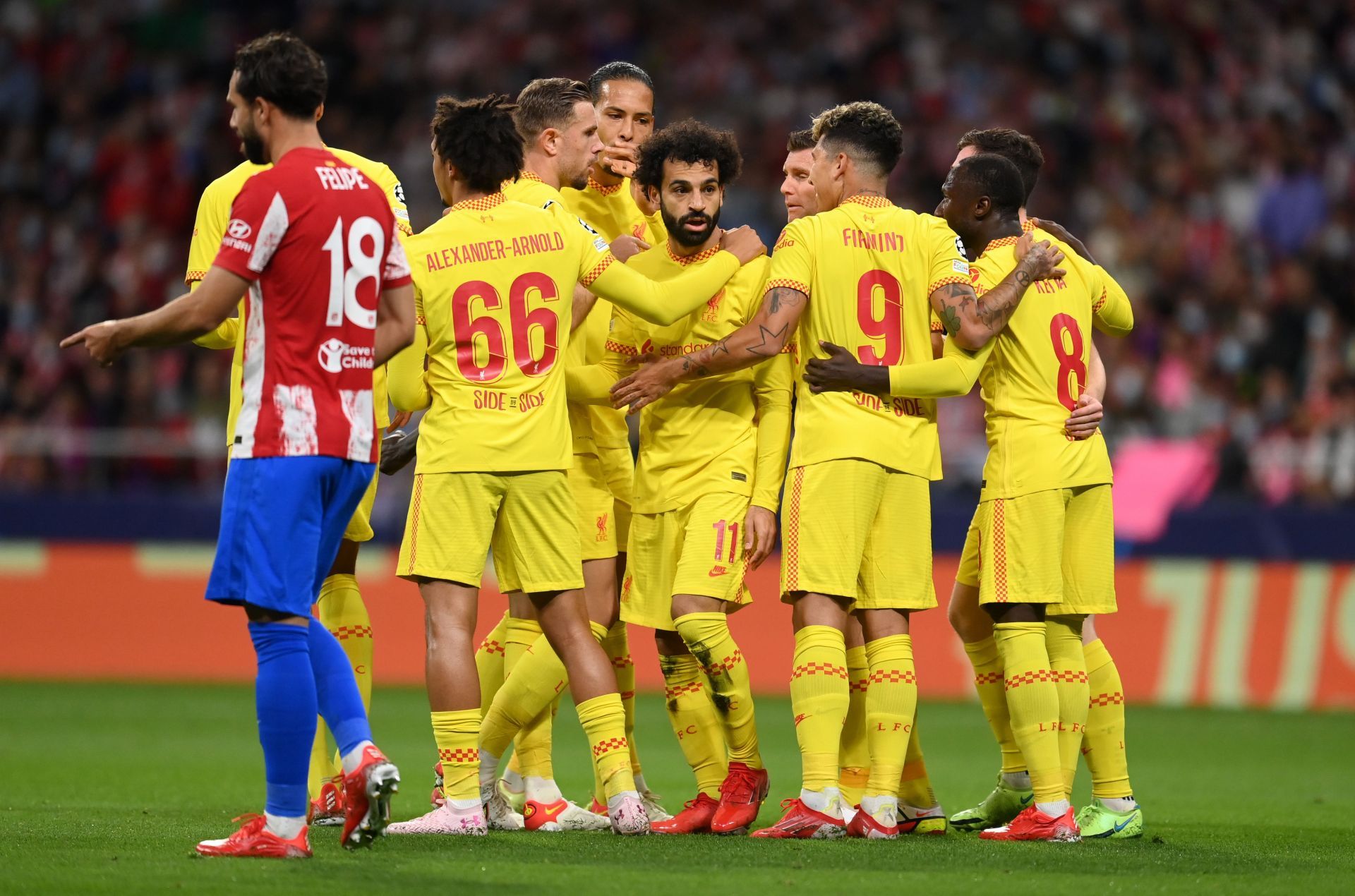 Liverpool edged out Atletico Madrid in a five-goal thriller in their UEFA Champion League clash on Tuesday.