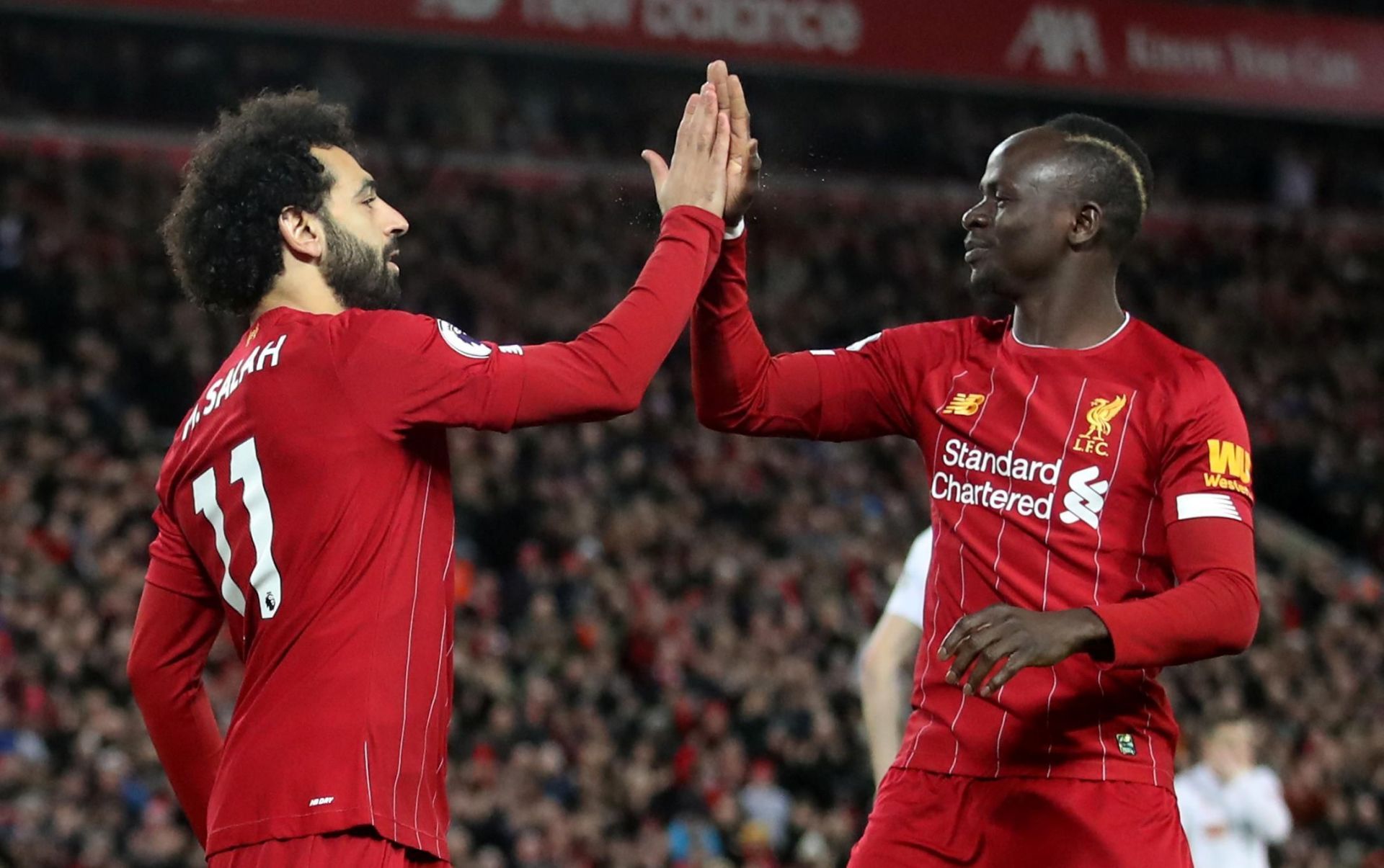 Mohamed Salah and Sadio Mane are both among Liverpool&#039;s greatest EPL scorers