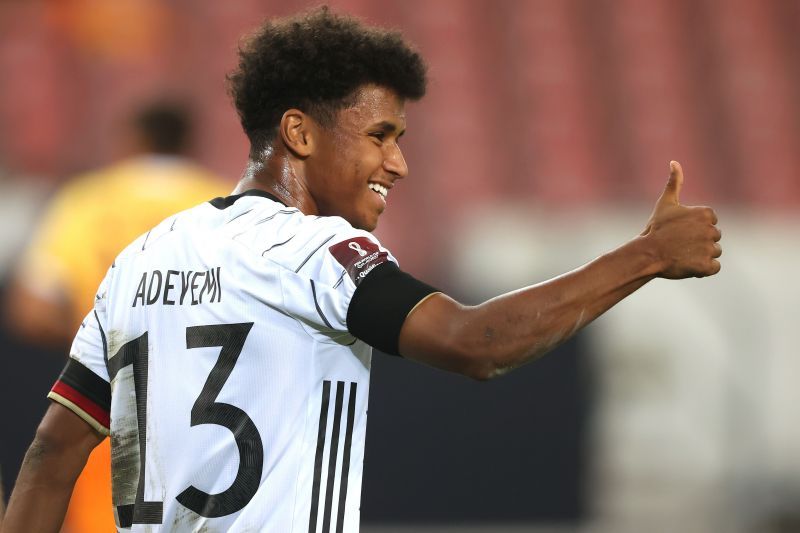 Karim Adeyemi made his international debut for Germany in September this year