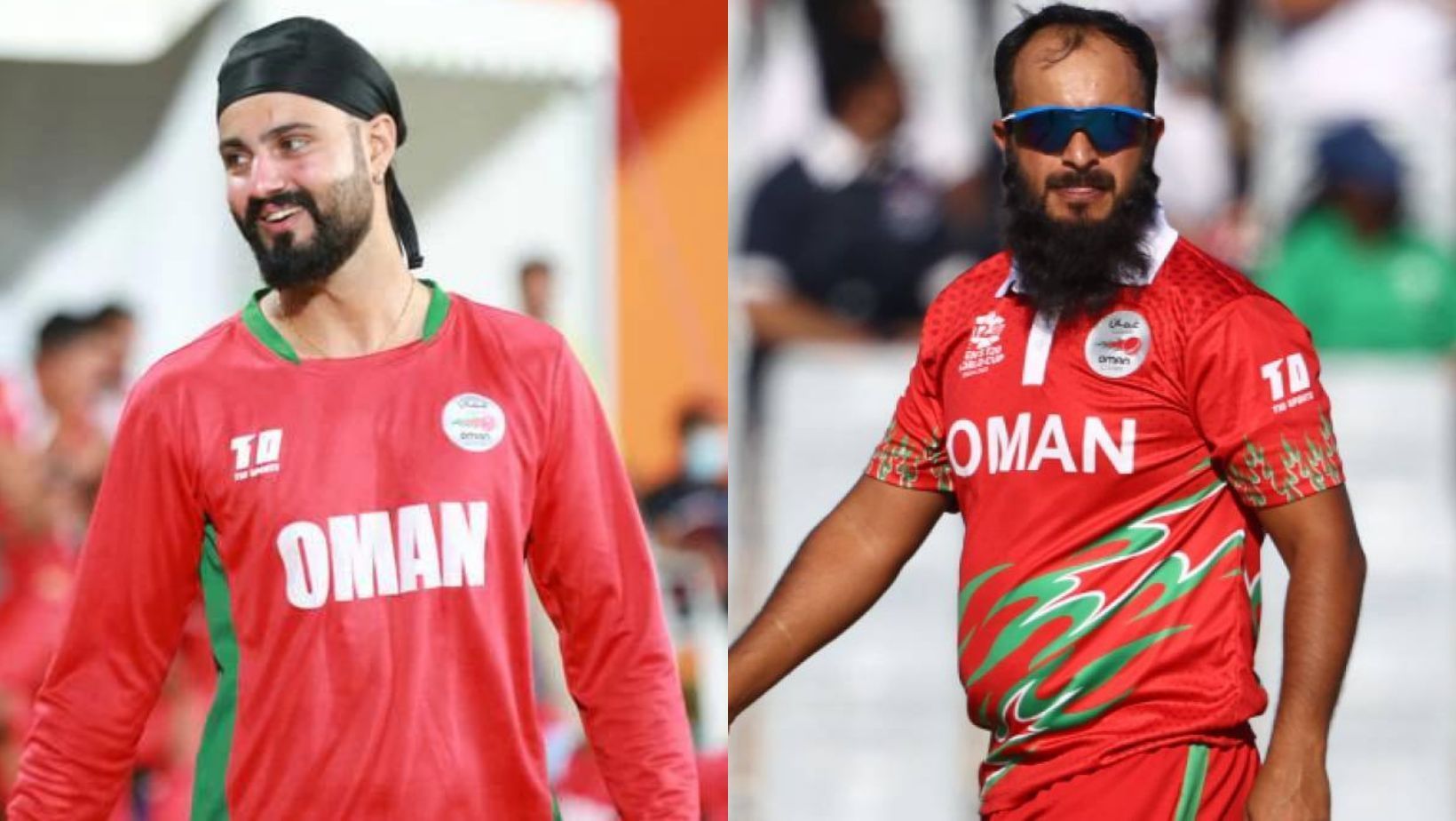 Oman&#039;s Jatinder Singh (L) and Zeeshan Maqsood took home both the honors on Sunday. (PC: Oman Cricket)