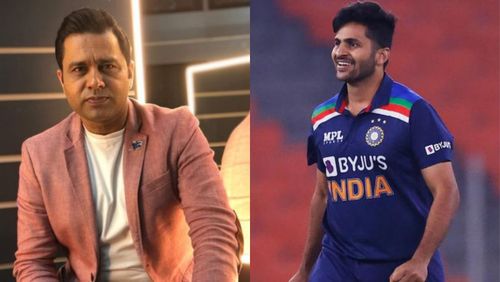 Aakash Chopra (L) picks Shardul Thakur (R) over Bhuvneshwar Kumar.