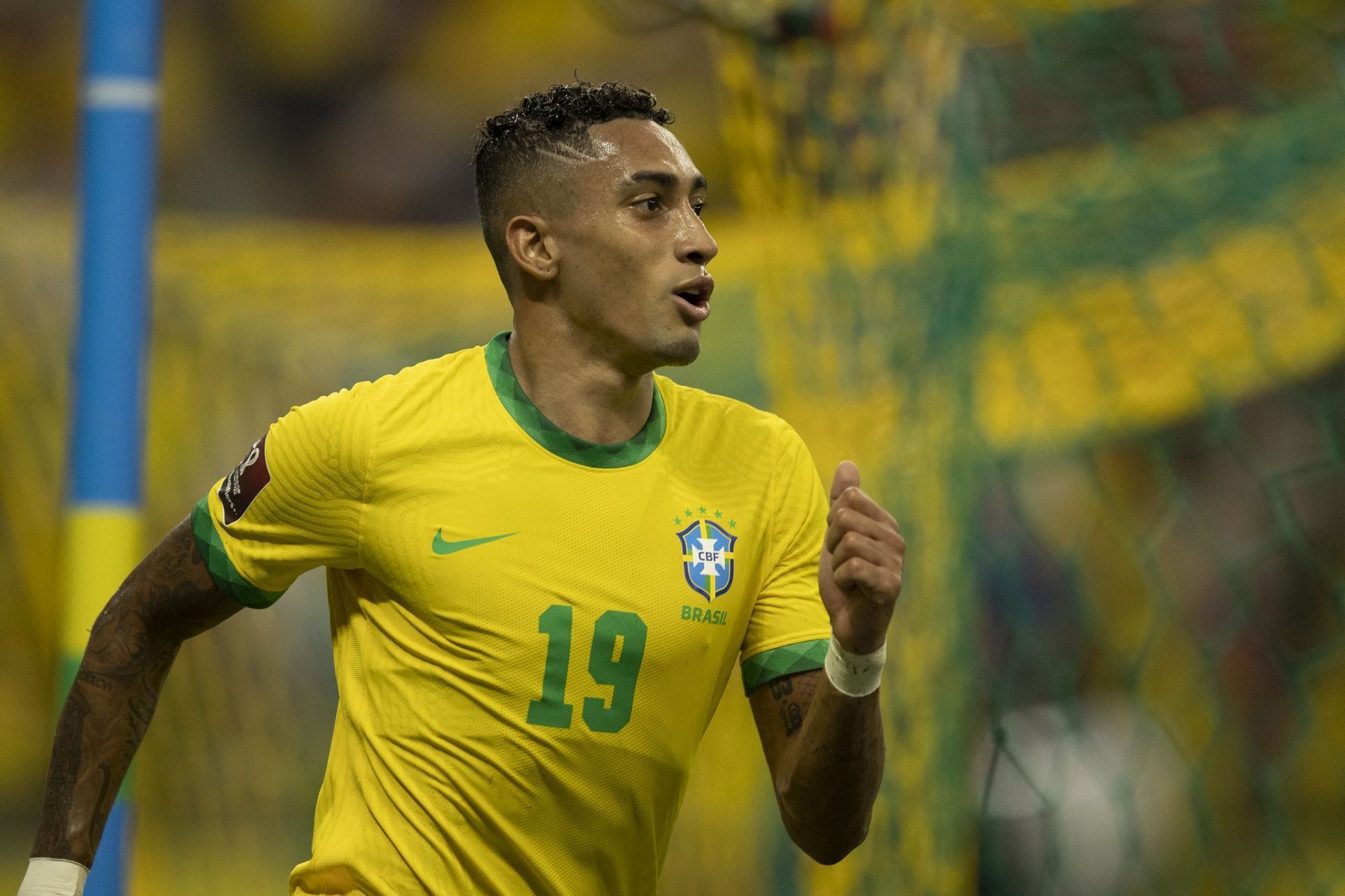 Raphinha scored his first international goal for Brazil.