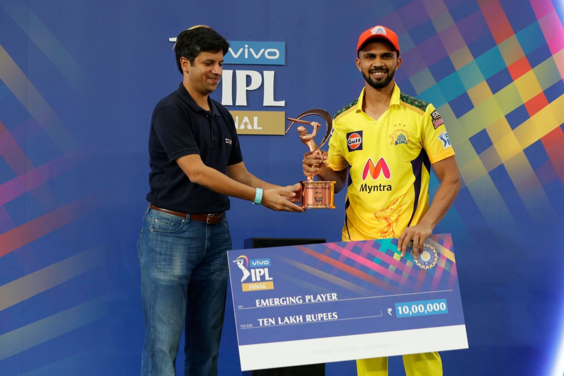 Ruturaj Gaikwad won both the Emerging Player Award and the Orange Cap. (Image Courtesy: IPLT20.com)