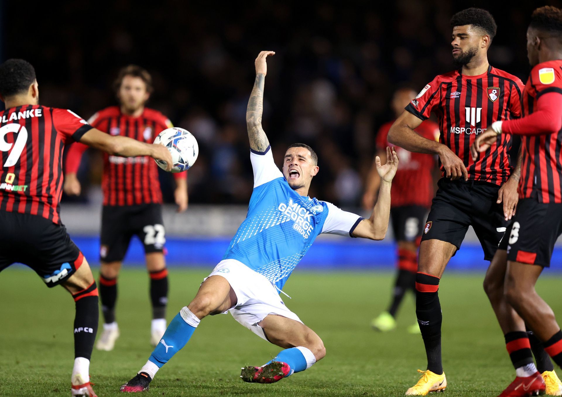 Bristol City take on Bournemouth at the Ashton Gate Stadium