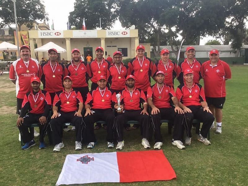 The Malta cricket team (Image Courtesy: Malta Cricket Association)
