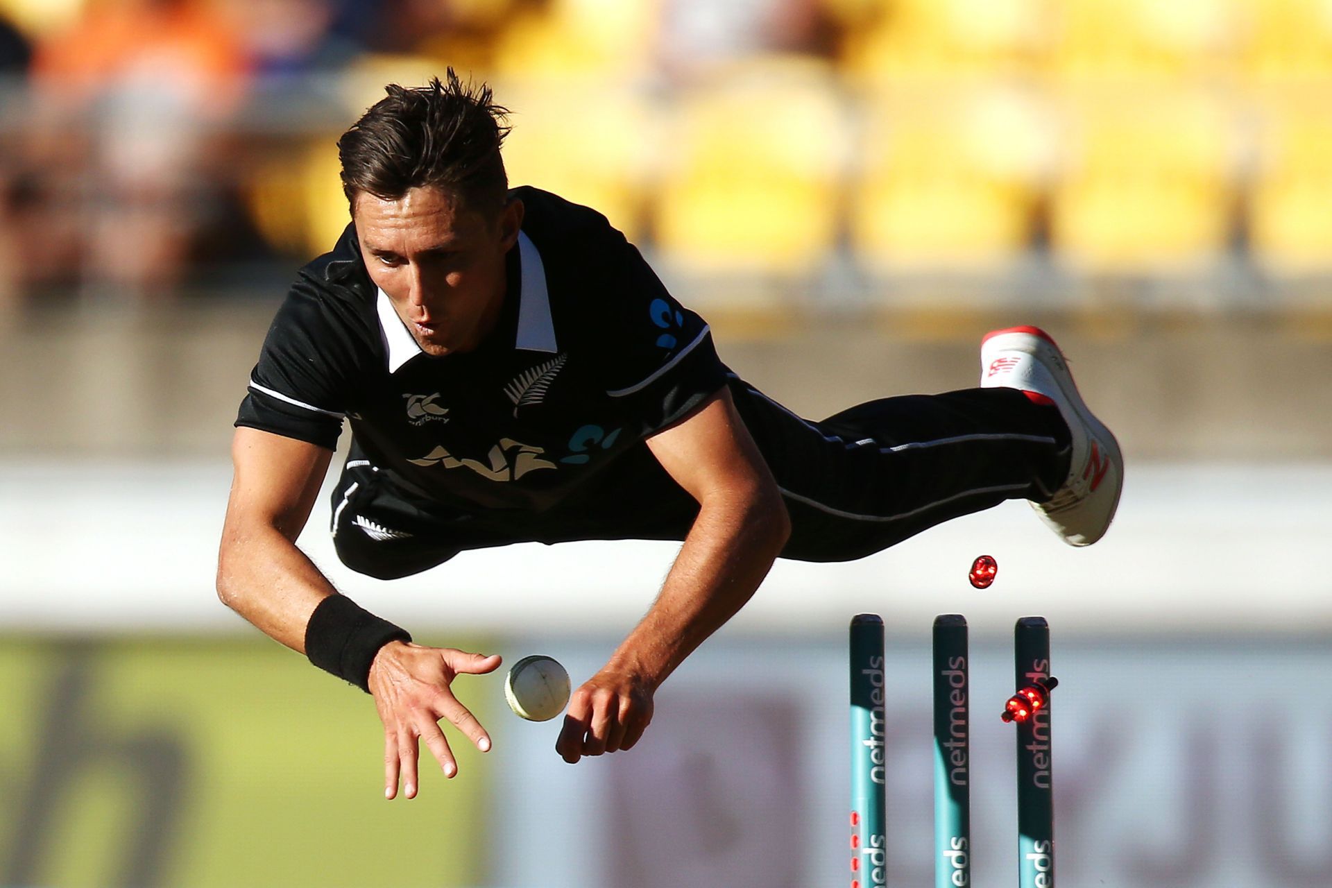 Trent Boult is 3 short of 50 T20I scalps.