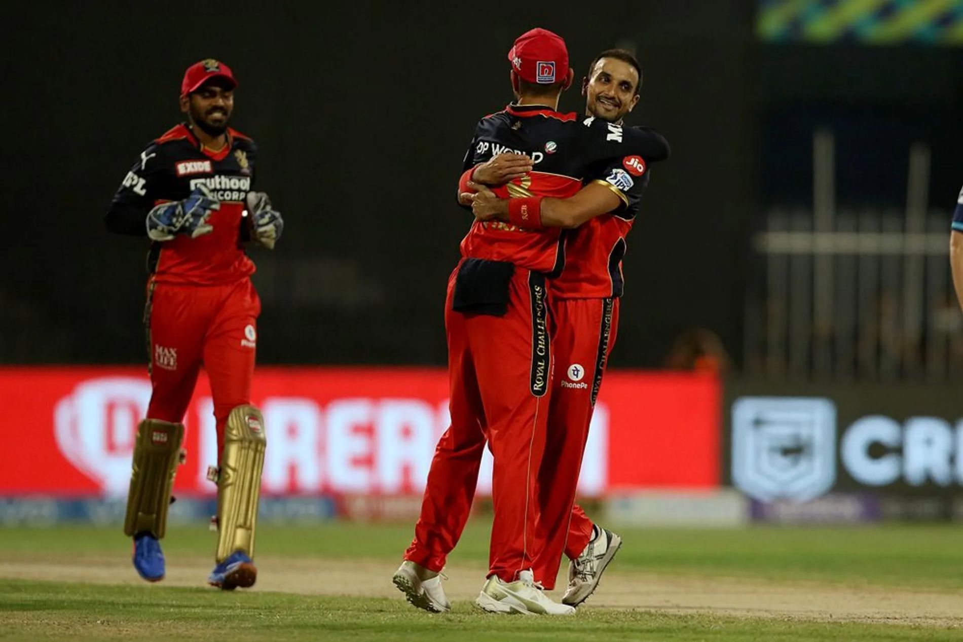 RCB pacer Harshal Patel celebrates a wicket. Pic: IPLT20.COM