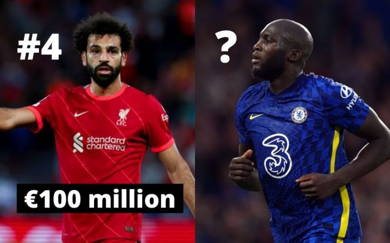 Liverpool&#039;s Mohamed Salah and Chelsea&#039;s Romelu Lukaku