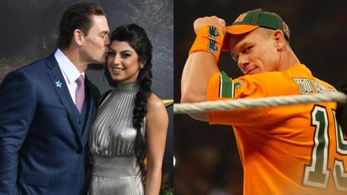 WWE legend John Cena and his wife, Shay Shariatzadeh