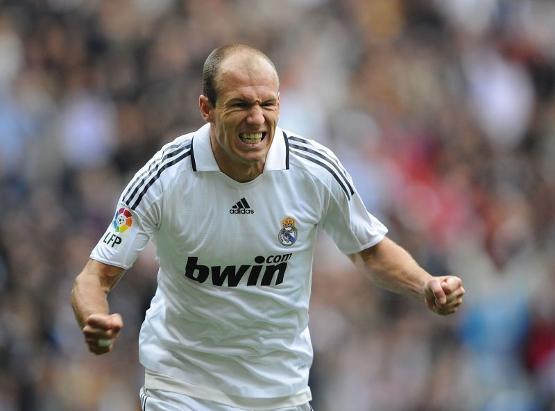 Robben played for two seasons at Real Madrid