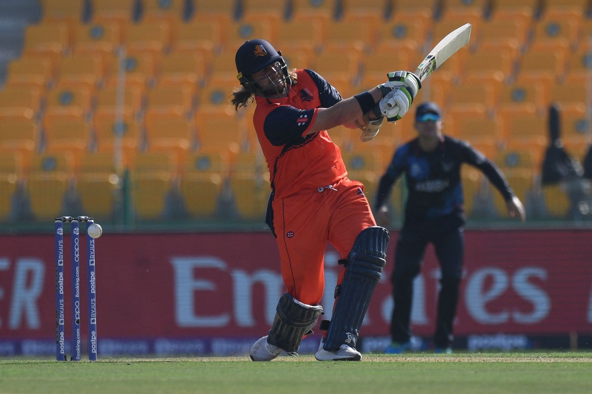 Netherlands batter Max O&#039;Dowd. Pic: T20WorldCup/ Twitter