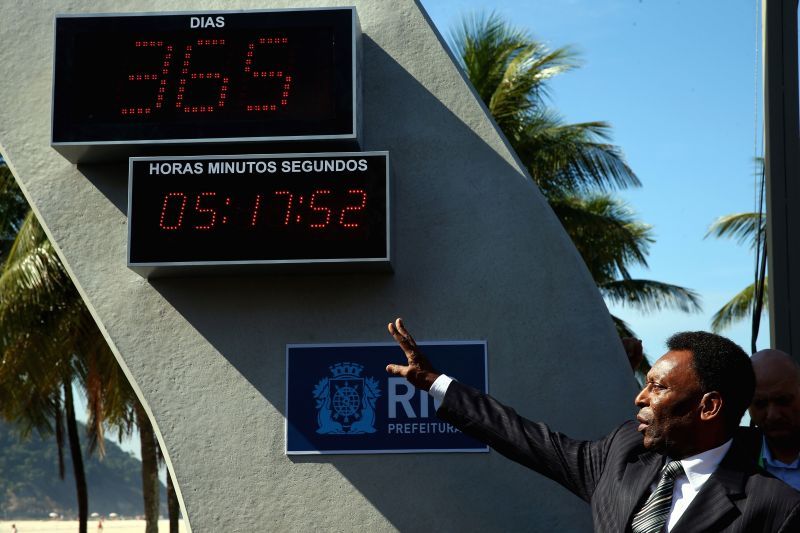 Brazilian legend Pele during a FIFA event.