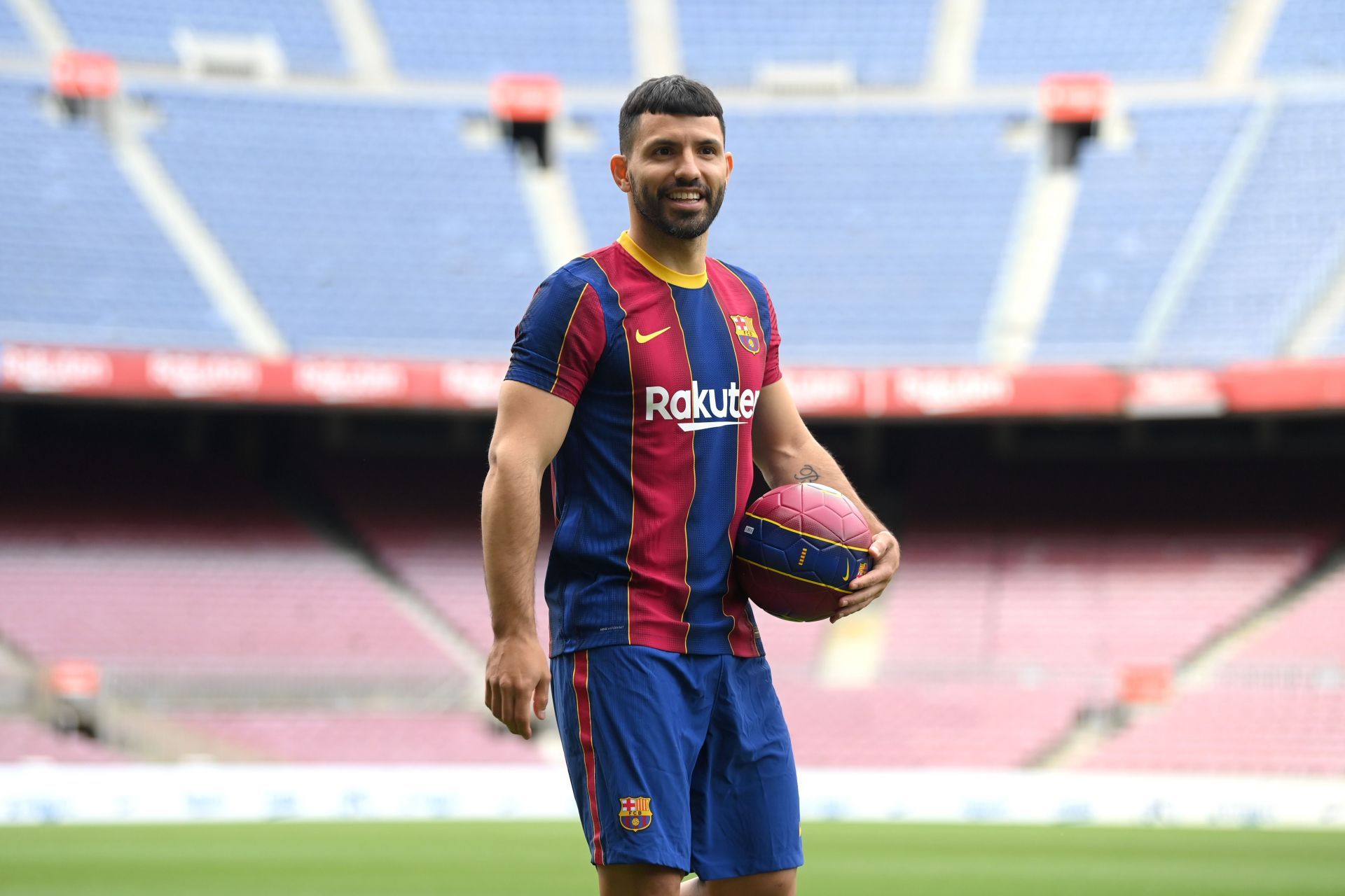Sergio Aguero joined Barcelona on a free transfer this summer