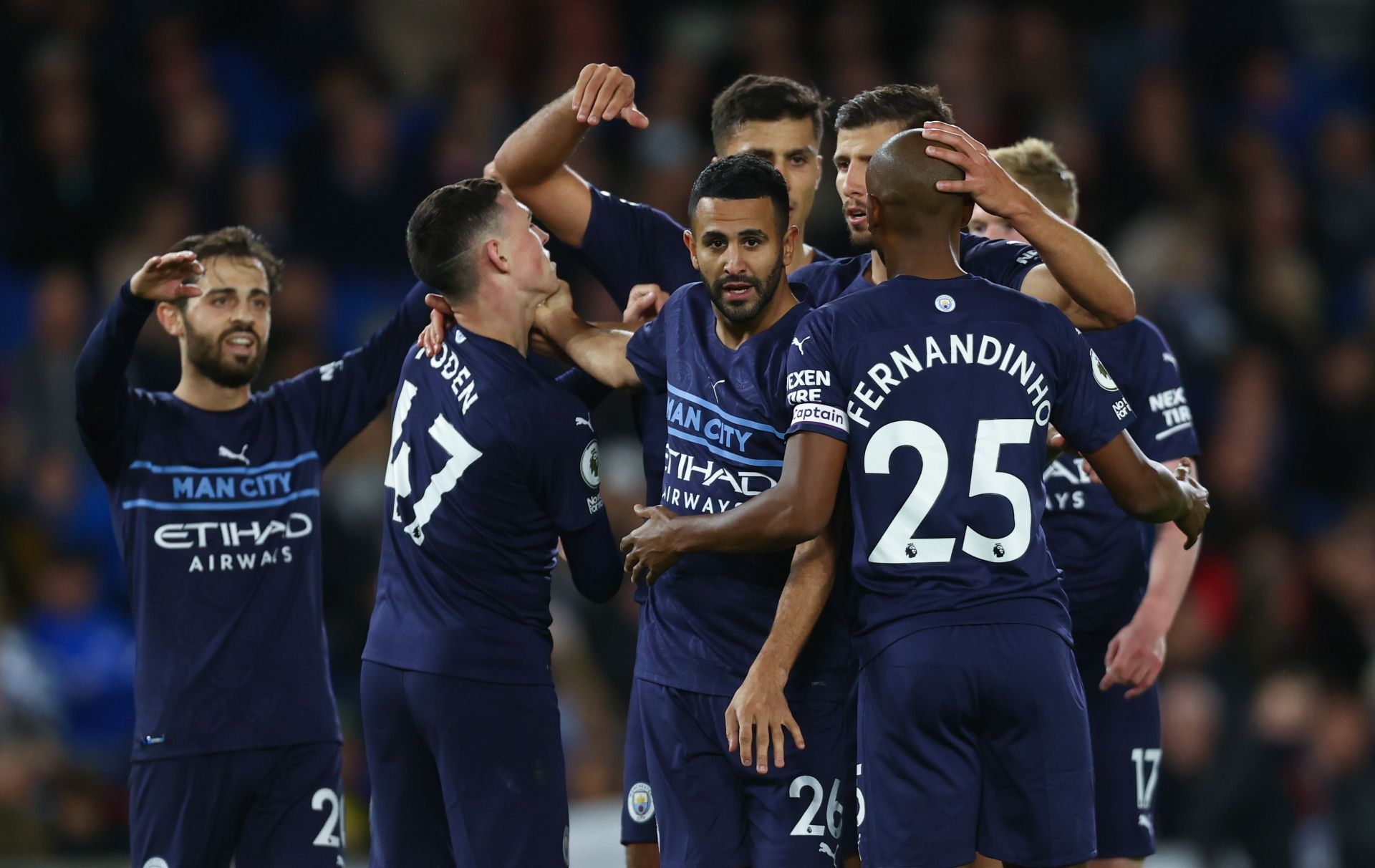 Manchester City sailed to a comfortable 4-1 win over Brighton &amp; Hove Albion.