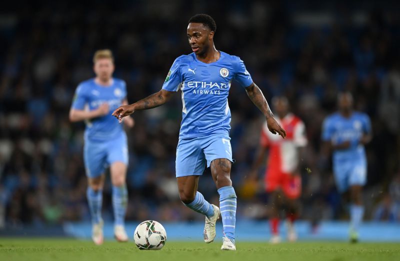 Manchester City's Raheem Sterling.