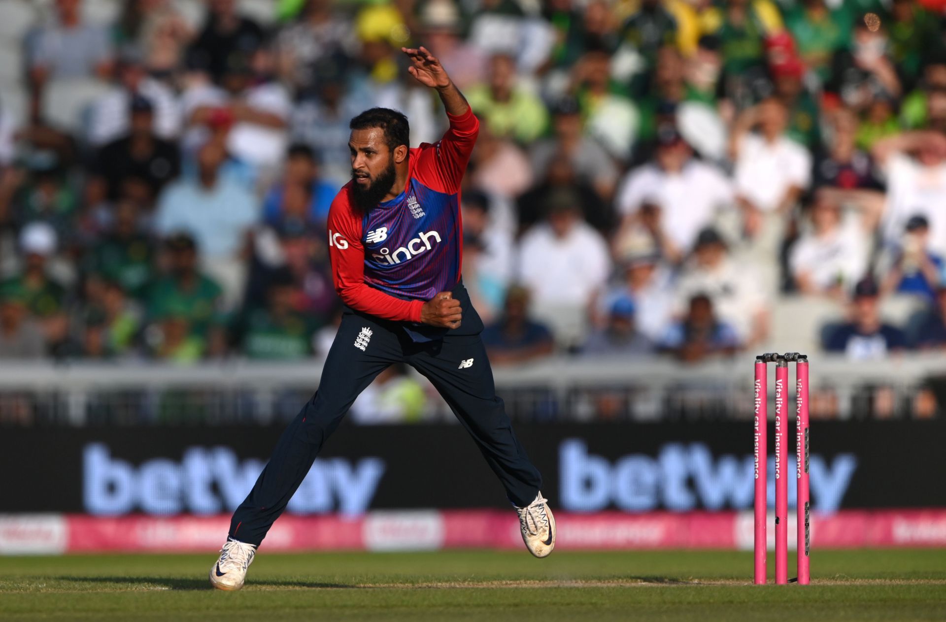 England leg-spinner Adil Rashid. Pic: Getty Images