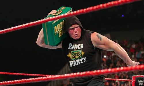 Brock Lesnar during his short-lived 'BoomBox' phase