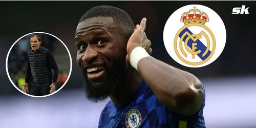 Real Madrid eyeing Chelsea's prime center back, Antonio Rudiger (Image via Sportskeeda).