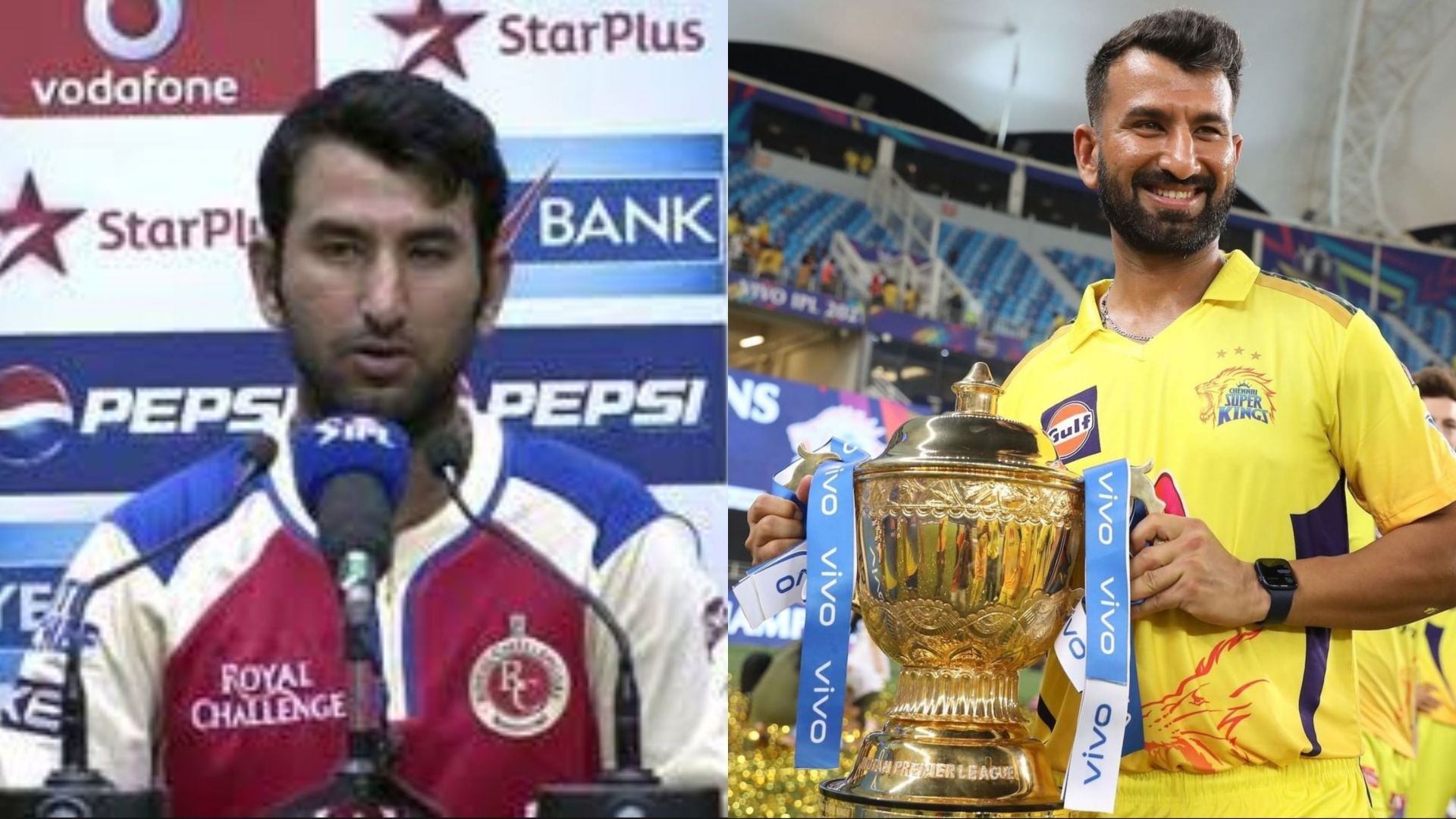Cheteshwar Pujara won his first IPL trophy with the Chennai Super Kings