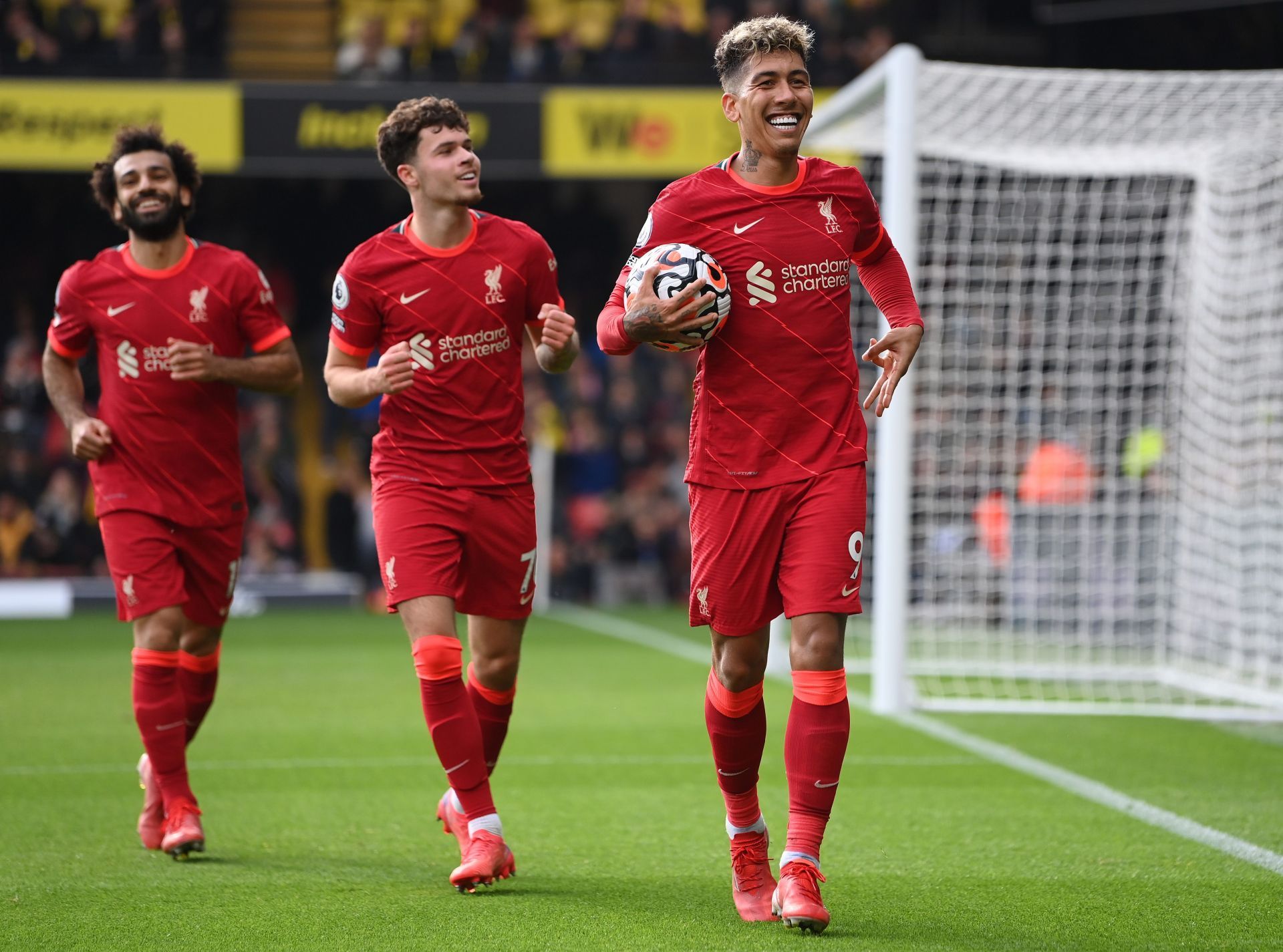 Liverpool registered a dominant 5-0 win over Watford in their Premier League clash on Saturday.