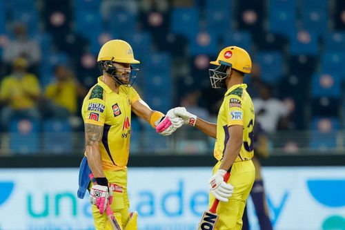 Faf du Plessis and Ruturaj Gaikwad are the two openers chosen by Aakash Chopra [P/C: iplt20.com]