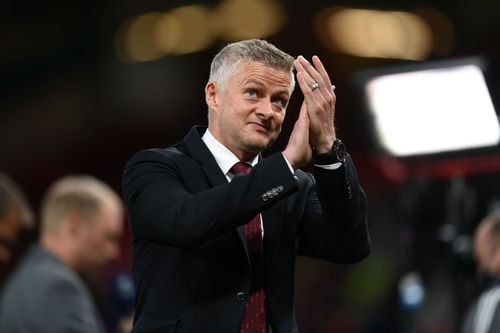 Manchester United manager Ole Gunnar Solskjaer. (Photo by Michael Regan/Getty Images)