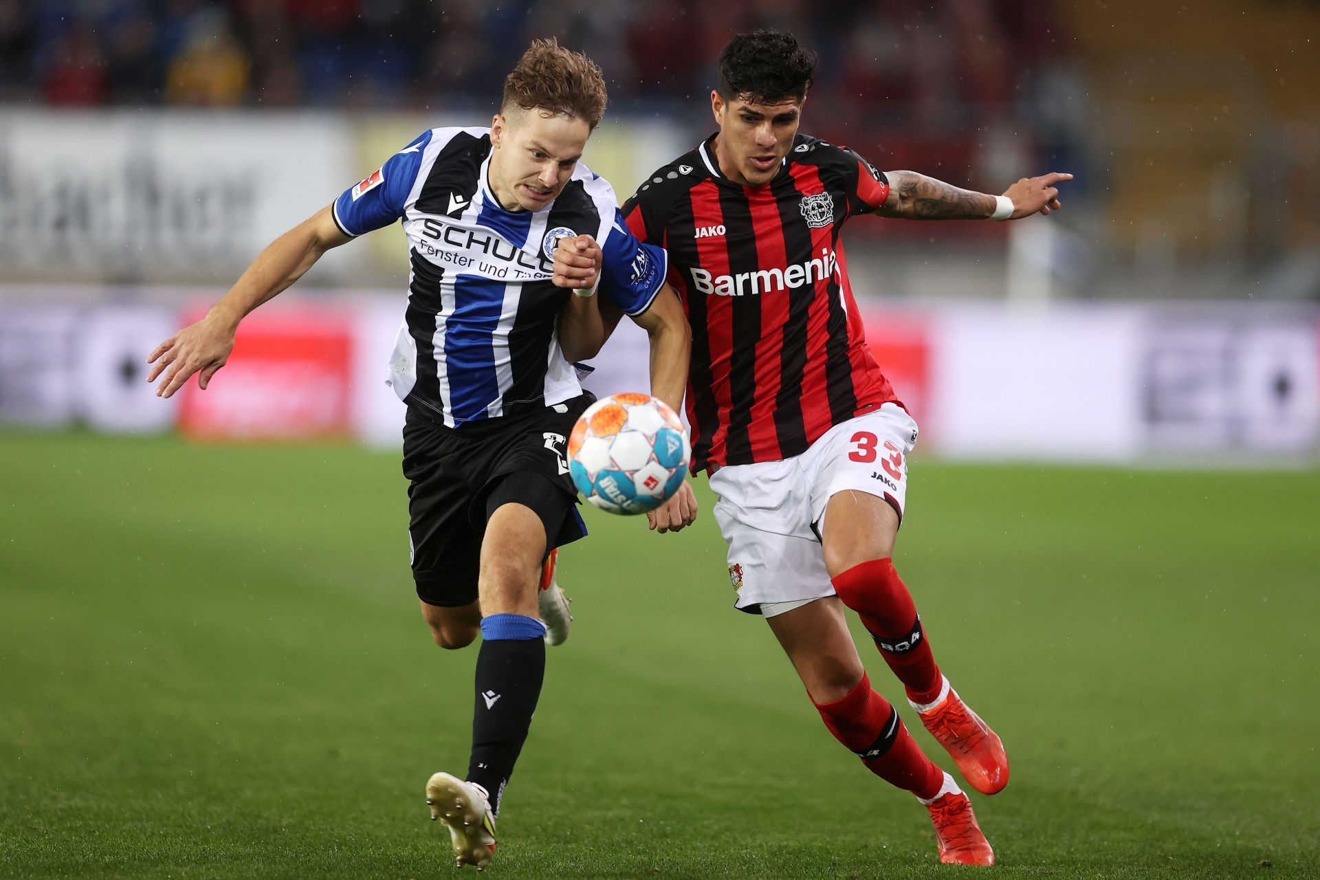 DSC Arminia Bielefeld take on Augsburg in a Bundesliga game on Sunday