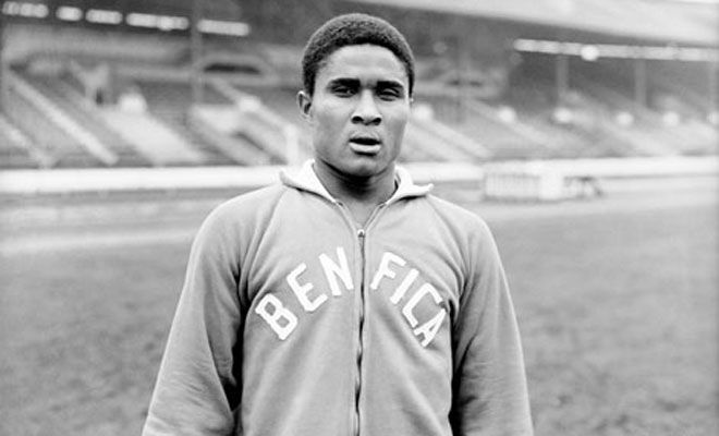 Benfica&#039;s prolific goalscorer Eusebio