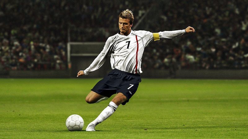 David Beckham was a free-kick specialist.