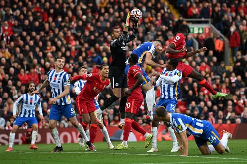 Liverpool and Brighton & Hove Albion played out an entertaining 2-2 draw