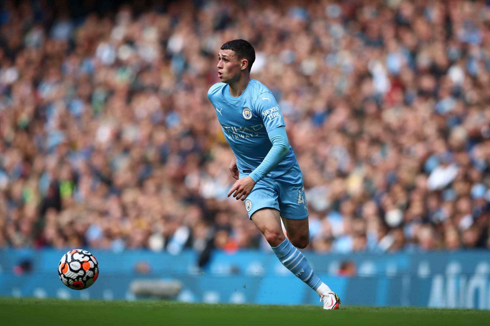 Manchester City midfielder Phil Foden.