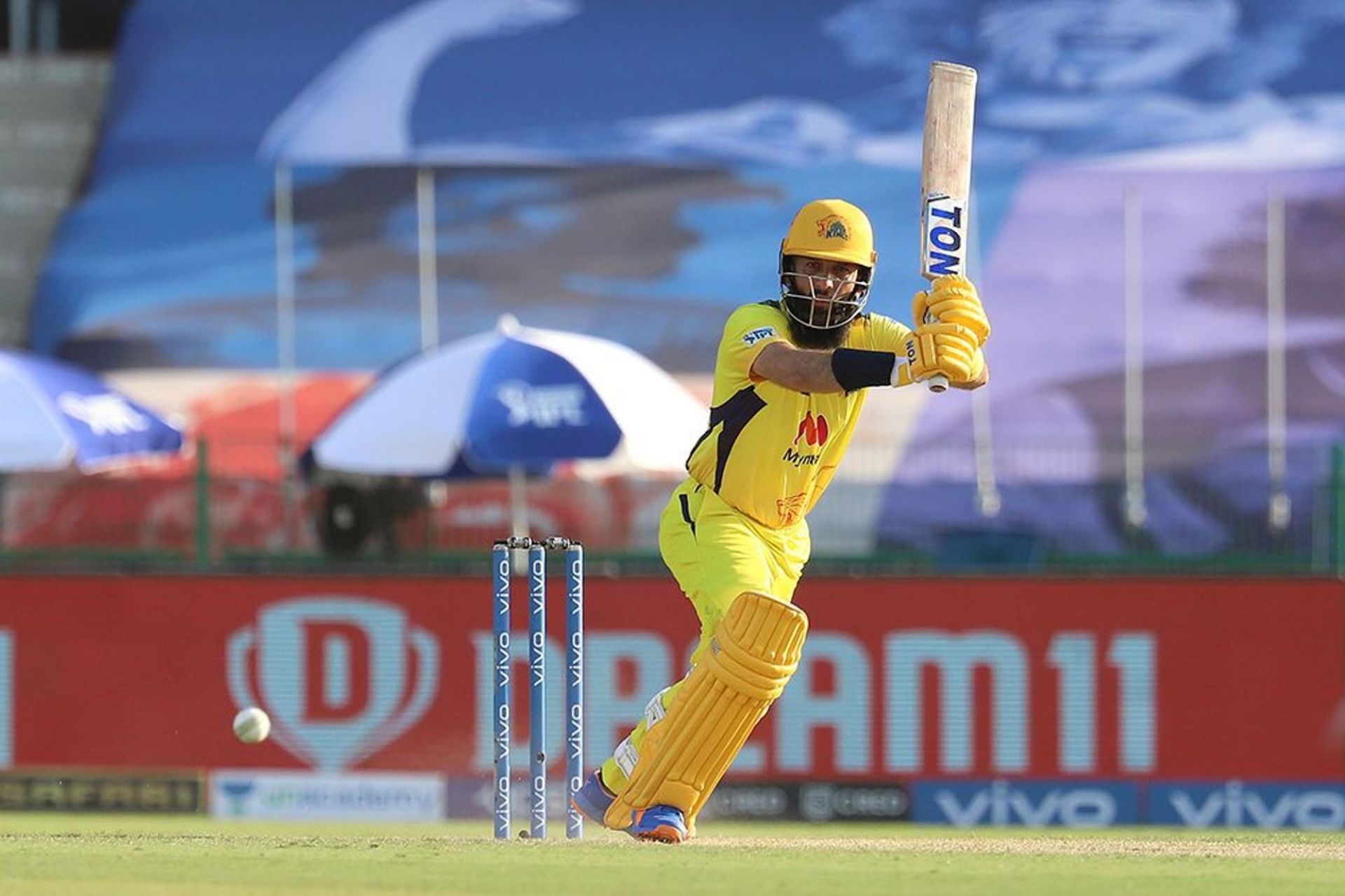Moeen Ali has struggled with the bat for CSK in the UAE. [P/C: iplt20.com]