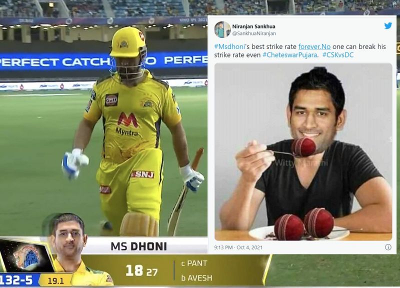 Twitter reactions to MS Dhoni&#039;s snail-paced knock against DC in Dubai