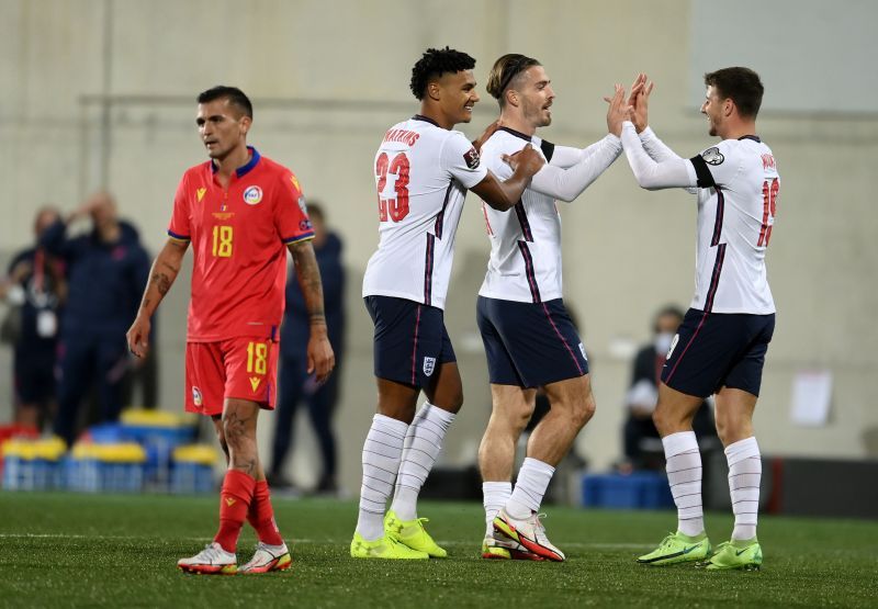 England secured a 5-0 away victory over Andorra.