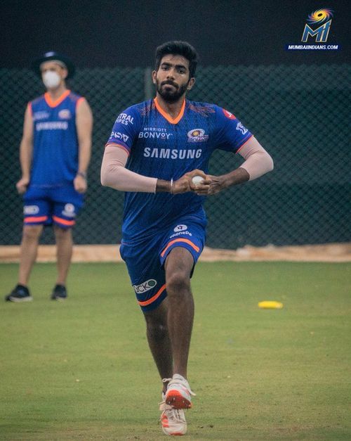 Jasprit Bumrah has picked up 11 wickets in the second leg of the IPL (PC: MI Twitter)