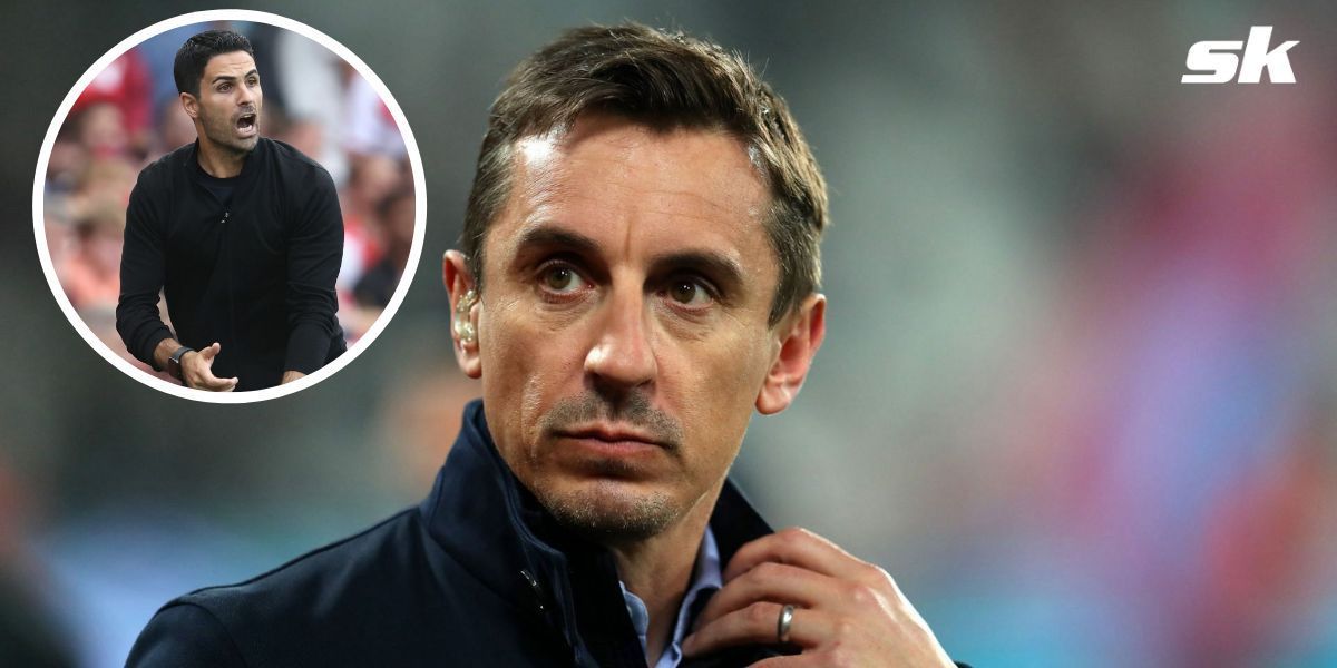 Gary Neville reveals how leaders in Arsenal&#039;s dressing room are a level below other top teams in England (Image via Sportskeeda)