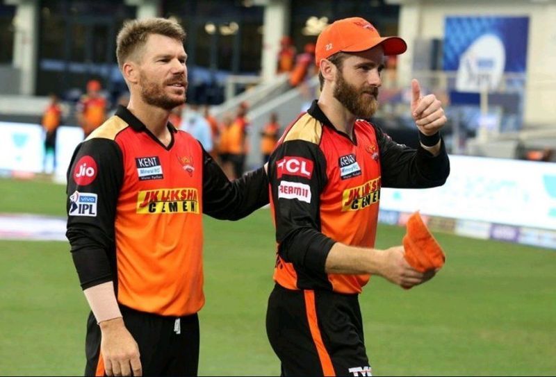 David Warner and Kane Williamson. (Credits: Twitter)