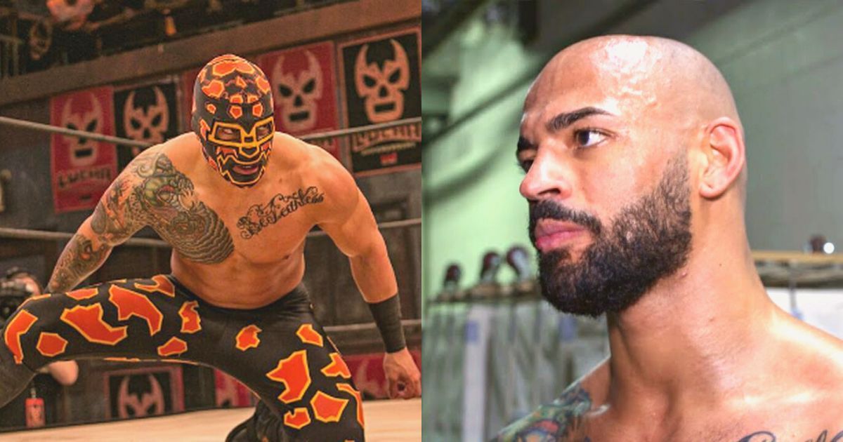 Ricochet performed as Prince Puma at Lucha Underground.