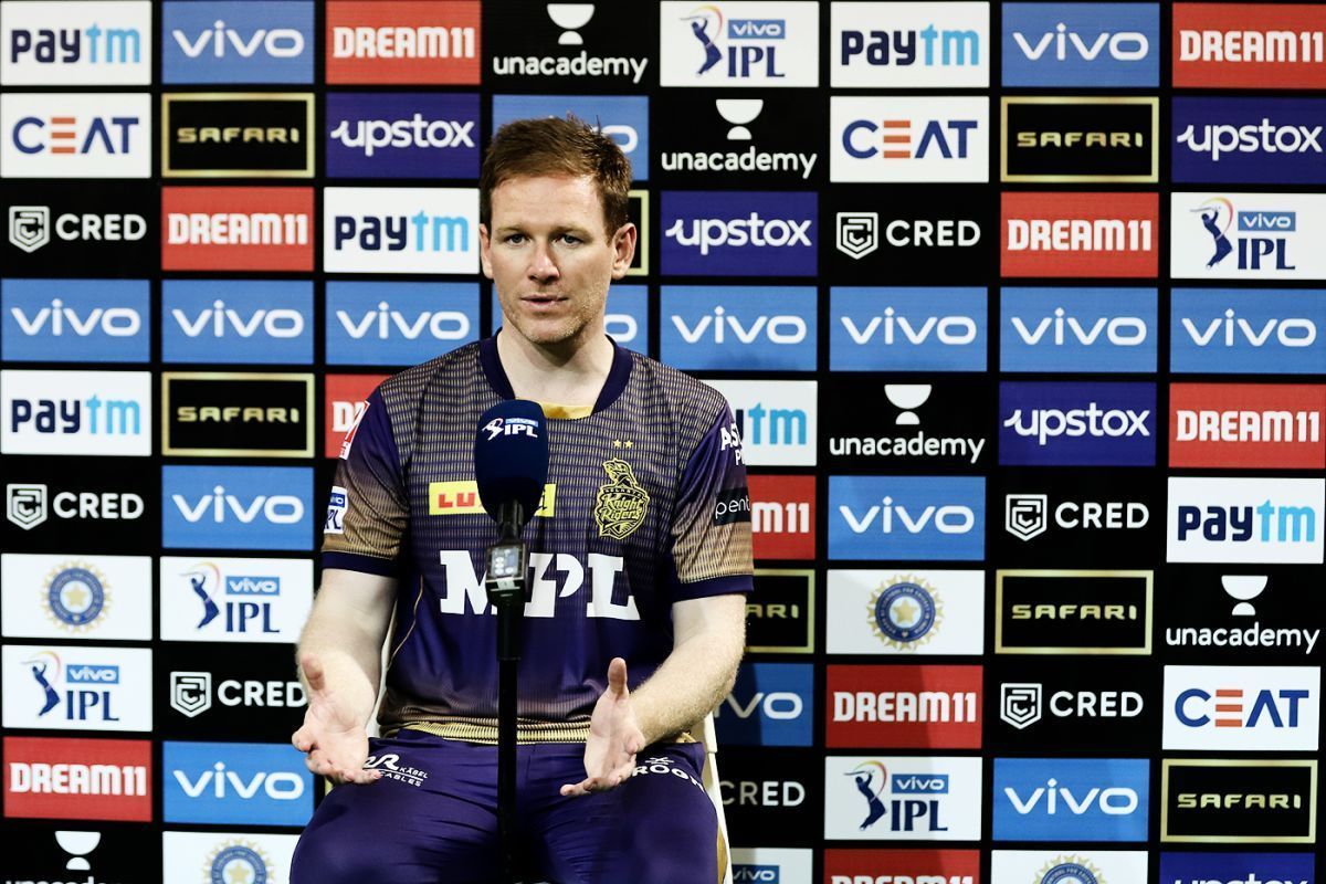 Eoin Morgan believes KKR can beat CSK in the final (Credit: BCCI/IPL).