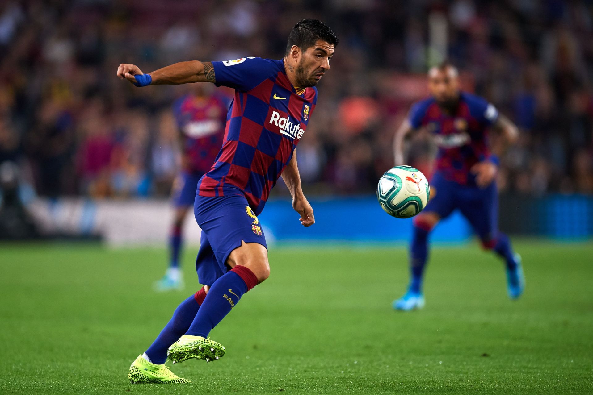 Luis Suarez scored almost 200 goals for Barcelona.