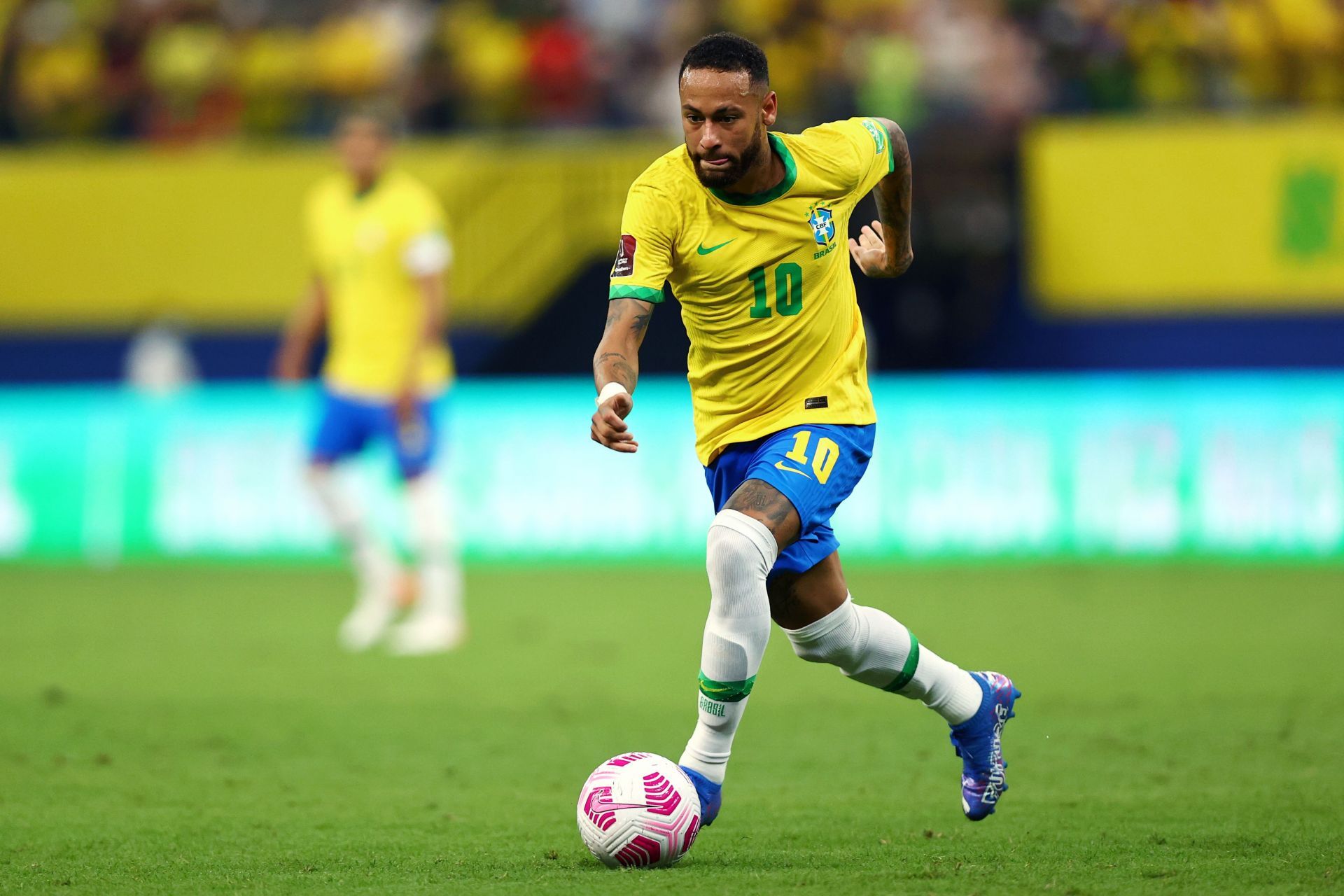 Neymar continues shining with Brazil.