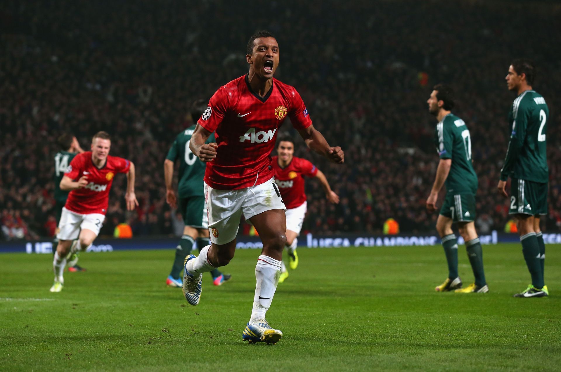 Nani remained at Old Trafford until 2015