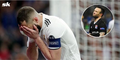 Karim Benzema and Mathieu Valbuena