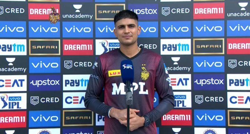 Shubman Gill with his new look. Pic: IPLT20.COM