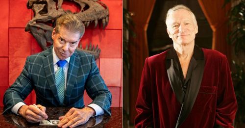 Vince McMahon; Playboy founder Hugh Hefner