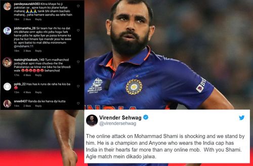 Twitterati extends its support to Shami after he receives hatred and unfair blame on social media for India's loss.