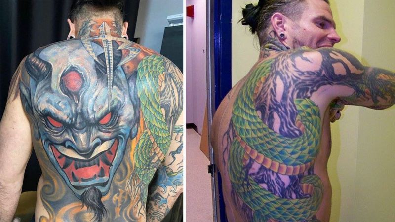 &#039;Brother Nero&#039; has a variety of tattoos on his body